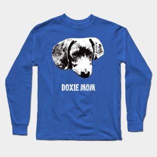 Doxie Mom Dachshund Design Long Sleeve T-Shirt